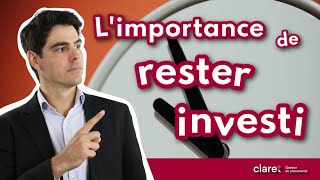 Rester investi  Le coût de manquer les meilleures journées [upl. by Onibag]