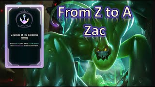 Lol arena from Z to A Zac [upl. by Vaden378]