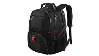 Review YOREPEK Backpack for MenExtra Large 50L Travel Backpack with USB Charging Port [upl. by Broeder767]