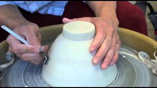 113 Learning the Chattering Tips for Texturing the Pottery Surface with HsinChuen Lin [upl. by Ahsiekram]