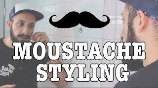 Schnurrbart  Mustache perfekt stylen  HowTo by BARTMANN [upl. by Latini]