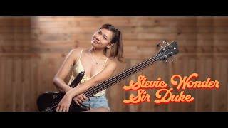 Stevie Wonder  Sir Duke  Bass and Drum feat UnkleNephew  Carissa Ramos [upl. by Barbie]