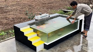 22 Minutes and a Simple Aquarium  How to build your own aquarium tank [upl. by Nalani321]