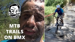 Will a BMX work on mountain bike trails Sorta [upl. by Othella]