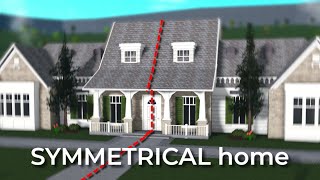 I built a symmetrical house in bloxburg [upl. by Nema]