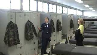 Air Force Basic Training Dorm Lackland AFB San Antonio Texas 2006 [upl. by Latoniah]