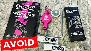 MucOff Secure Tag Holder Review  The Apple AirTag Holder to AVOID [upl. by Adiam837]