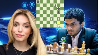 Awesome chess game  Nihal Sarin vs Anna Cramling [upl. by Agace597]