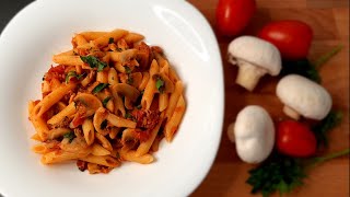 PASTA E TONNO con funghi primo piatto facile e veloce [upl. by Aylsworth]