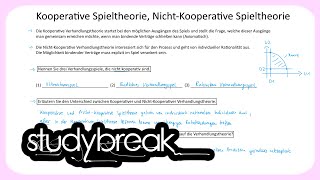 Kooperative Spieltheorie NichtKooperative Spieltheorie  Spieltheorie [upl. by Bianka]