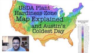 Hardiness Zone Map Explained and Extreme Cold in Austin Texas Zone 8B [upl. by Fabrice]