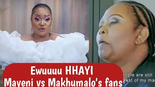 Mayeni uphendula uMseleku Mayeni vs Makhumalos fans  Uthando Nesthembu [upl. by Noitna]