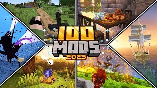 TOP 100 Mods For Minecraft OF ALL TIME  1204 Forge amp Fabric 2023 [upl. by Vanhook56]