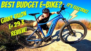 Best Budget E Mountain Bike Giant Talon E 29 3 Review [upl. by Taber160]