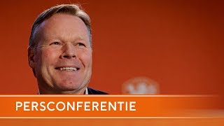 Persconferentie bondscoach Ronald Koeman [upl. by Sirod]