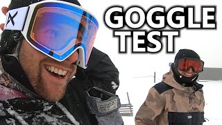 Oakley VS Anon Goggle Test in Low Light [upl. by Milore702]