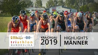 Highlights Männer  Kraichgau  1 Bitburger 00 TriathlonBundesliga 2019 [upl. by Fin524]