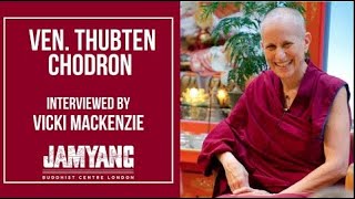 Ven Thubten Chodron interview  Buddhism at Jamyang London [upl. by Lefty]