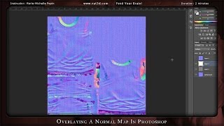 Overlaying Normal Maps in Photoshop [upl. by Robinson282]