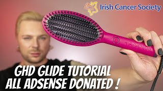 GHD GLIDE HOT BRUSH  How To Do Waves With A Hot Brush  How To Use A Hot Brush Styler [upl. by Tallie336]