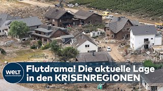 UNWETTERKATASTROPHE in DEUTSCHLAND So ist die aktuelle Lage in NRW RheinlandPfalz und Bayern [upl. by Elonore]