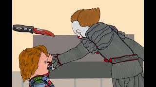 Chucky versus pennywise part 2 [upl. by Eiramnaej]