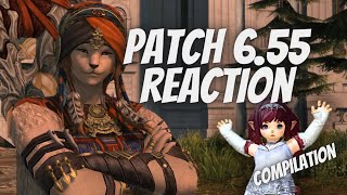 FFXIV patch 655 REACTION compiliation [upl. by Aretina33]