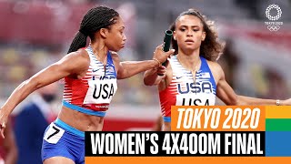 🏃‍♀️ Womens 4x400m Final  Tokyo Replays [upl. by Thornie]