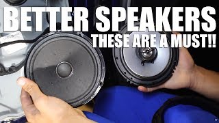 How to Install Aftermarket Speakers [upl. by Redna176]