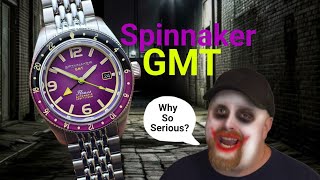 Purple Spinnaker Fleuss GMT Watch Review [upl. by Runstadler]