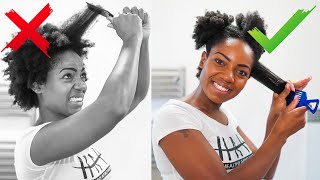 How to Detangle Natural Hair 4B 4C Natural Hair Texture PART 3 of 3 [upl. by Ateuqahs818]