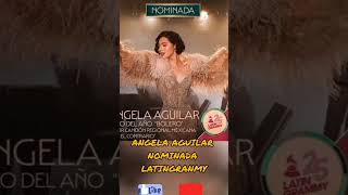 ANGELA AGUILAR NOMINADA A LOS LATINGRANMY cristiannodal angelaaguilar pepeaguilar nodalfamosos [upl. by Lime]