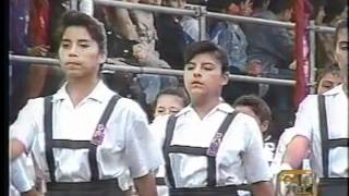 Colegio Nacional de Mujeres Teresa Gonzalez de Fanning 1994 primer puesto del desfile escolarmp4 [upl. by Mischa693]