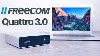 HOCHWERTIGE externe Festplatte für den Schreibtisch  Freecom Quattro 30 [upl. by Aiva485]