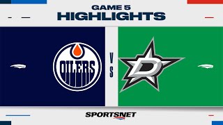 NHL Game 5 Highlights  Oilers vs Stars  May 31 2024 [upl. by Ejroj]