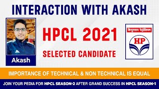 Detailed Interaction with YP HPCL 2021 Selected candidate  HPCL 2022 written Exam preparation [upl. by Ferrell]