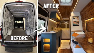 Van Build TIME LAPSE The Perfect Campervan Start to Finish in 30 days [upl. by Seys]