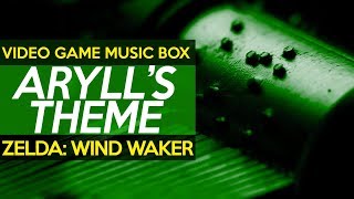 Zelda Wind Waker  Arylls Theme  Video Game Music Box [upl. by Conlee542]