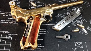 【通常分解】マルシン金属モデルガン・Luger（ルガー）P08メカニズムチェックと簡単な分解！ダラダラと長い動画になってしまいました！MetalToyGun [upl. by Aidam]