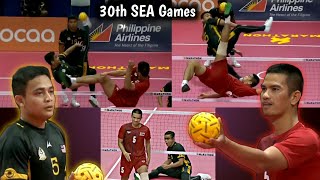 Sepak Takraw  Controversial Intense Game  Malaysia vs Thailand  30th SEA Games [upl. by Enrica]