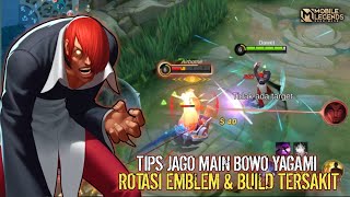 TIPS JAGO MAIN BOWO YAGAMI  CHOU FULL DAMAGE  TOP GLOBAL CHOU MLBB [upl. by Nonnairb]