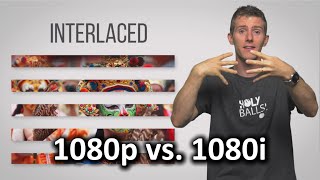 Interlaced vs Progressive Scan  1080i vs 1080p [upl. by Eilloh981]