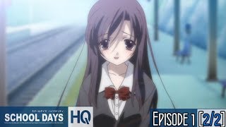 School Days HQ Episode 1 22 1080p [upl. by Ataner710]