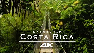 Costa Rica 🇨🇷  Nature relaxing by drone 4K [upl. by Tima478]