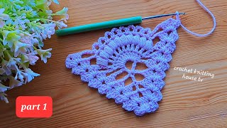 comment faire un châle au crochet facile amp élégant au point ananas étape par étape crochet châle [upl. by Ahgiela16]