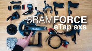 Sram Force eTap AXS NEU vs SRAM Red 12fach Schaltgruppe Tipps Gewichte amp Details deutsch [upl. by Oriaj]