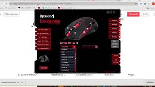 Configurando Mouse Gamer Redragon no software Centrophorus [upl. by Idnor]