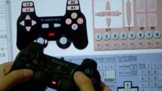 PS2 controllerDualShock2s pressure sensitive button on PC [upl. by Amabelle540]