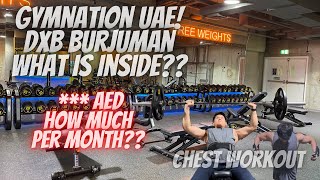 GYM TOUR  WHAT IS INSIDE GYMNATION  BEST GYM IN DUBAI  MONTHLY FEE [upl. by Midis]