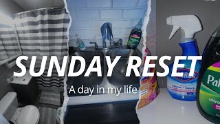 SUNDAY RESET VLOG deep clean my apartment with me [upl. by Gamin]